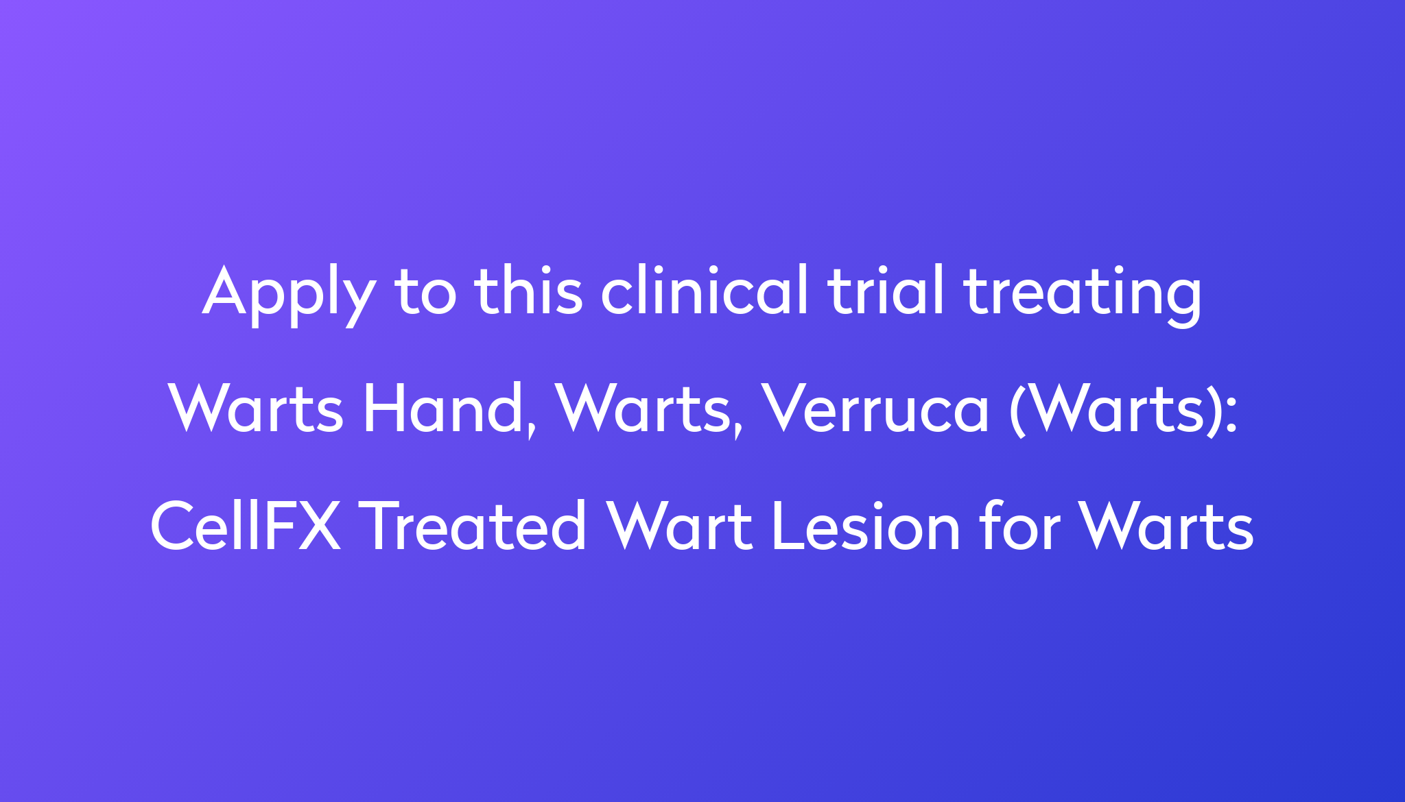 warts-dermatology-onewelbeck-skin-health-allergy
